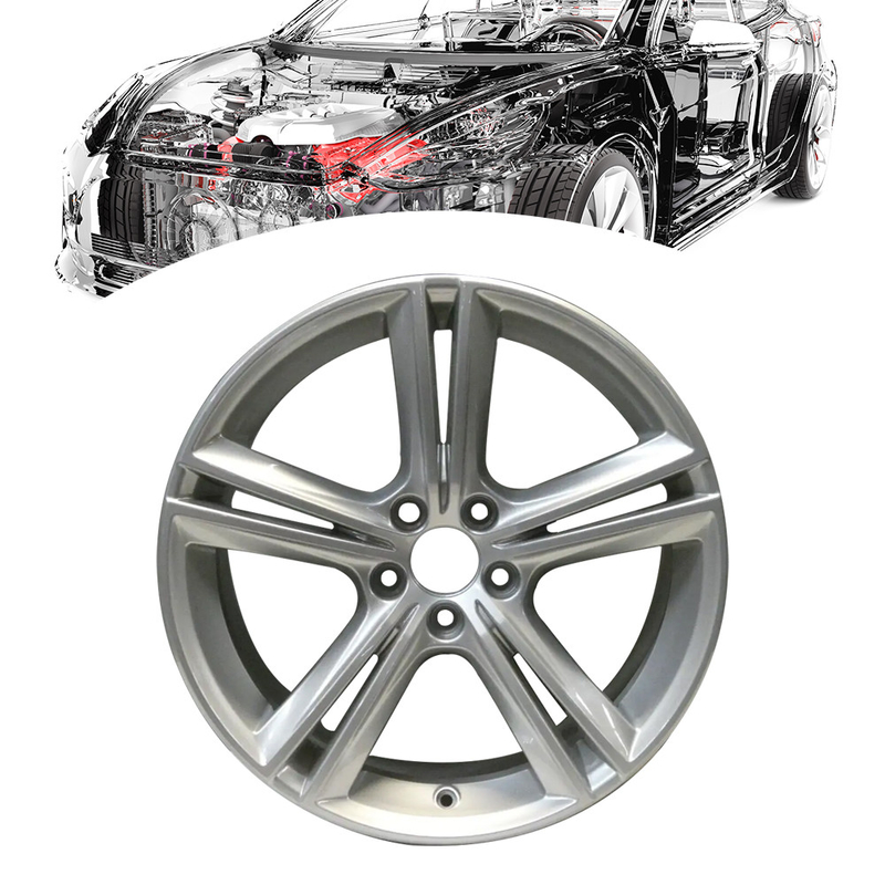 Womala 18 pollici 5 doppi spigoli ruota in lega d'argento 31434951 per il 2019-2021 S90